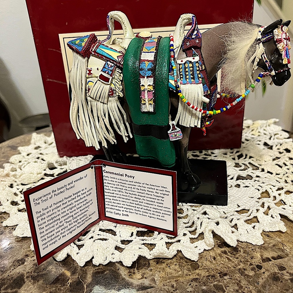 Trail of the Painted Ponies….  Item No. 12255 Ceremonial Pony